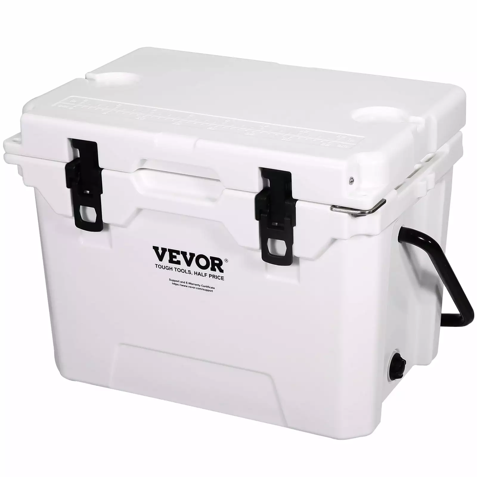 BENTISM Hard Cooler 25 Quart.Insulated Portable Cooler 25-Can Capacity Ice Chest.Ice Retention Cooler with Heavy Duty Handle