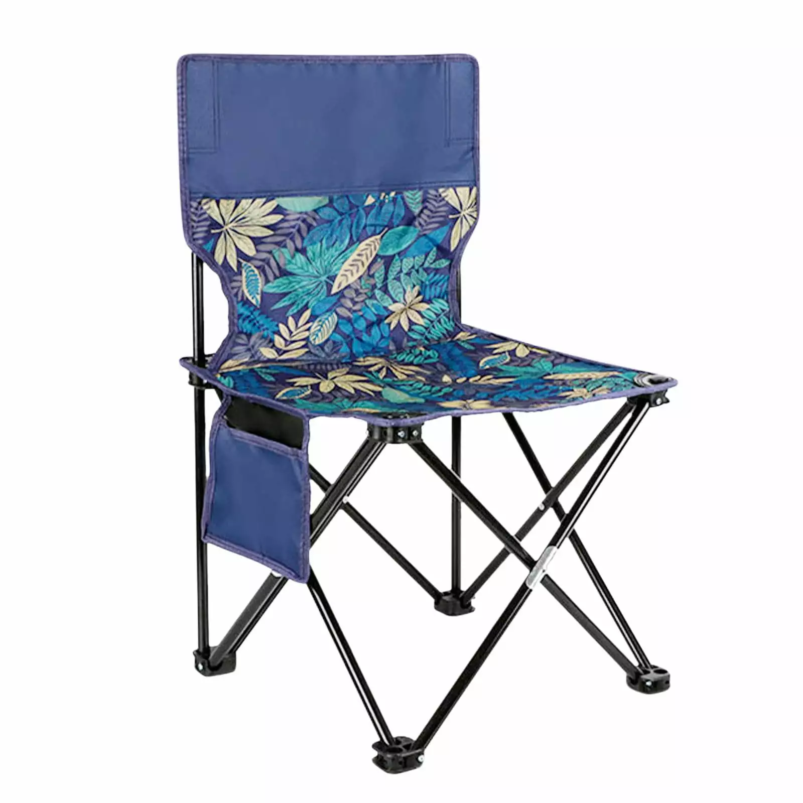 XMMSWDLA Camping Chair. Oxford Cloth Cushion Space Saving Folding Chair Rust Proof for Outdoor Gifts for Dad Stainless Steel